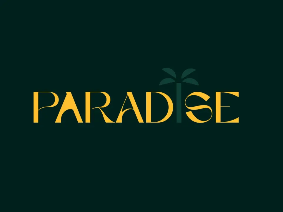 paradise logo design by rabbit