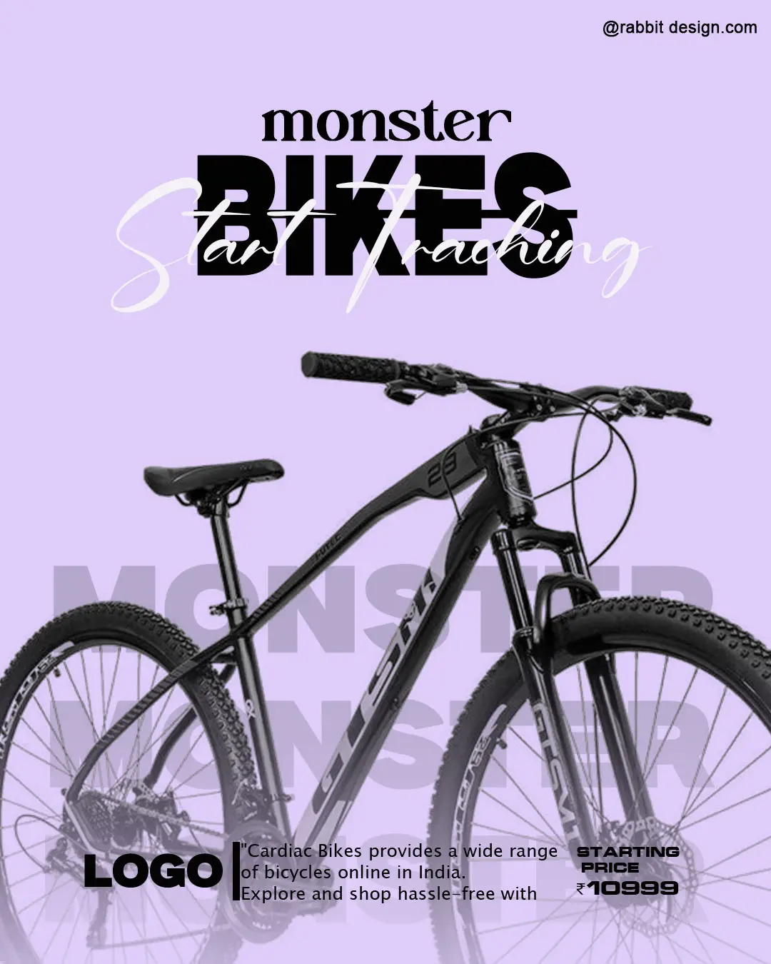 bikes social media design by rabbit